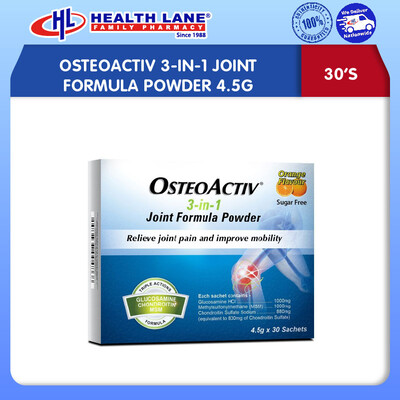 OSTEOACTIV 3-IN-1 JOINT FORMULA POWDER 4.5G 30'S